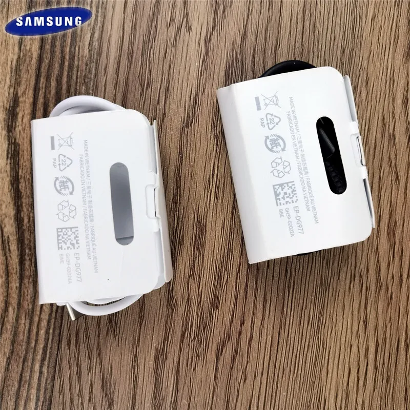 

Oirginal Samsung S21 Ultra Super Charger UK Travel Adapter 25W Fast Charge 3A Type C To Type C Date Line For 10+ S20+ S21+