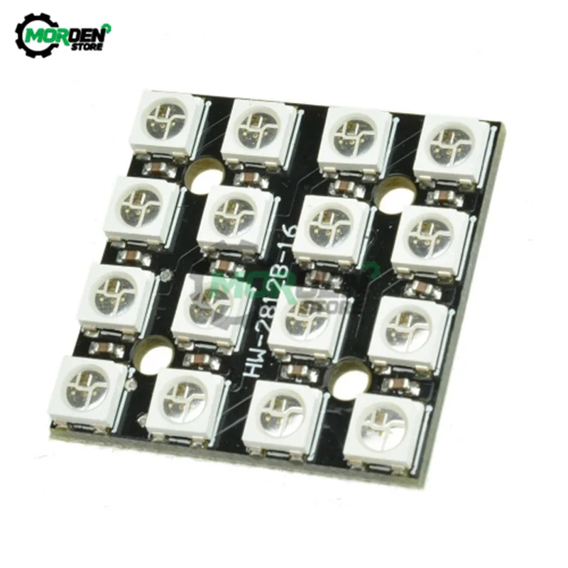 WS2812B модуль RGB светодиодная кольцевая лампа 4 7 8 10 12 16 24 40 60 64 битная лента освещения