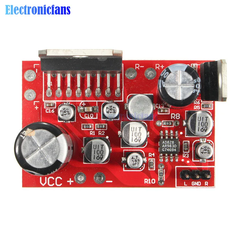 DC 12V TDA7379 38W + усилители аудио стерео усилитель платы w/ AD828 предусилитель супер чем