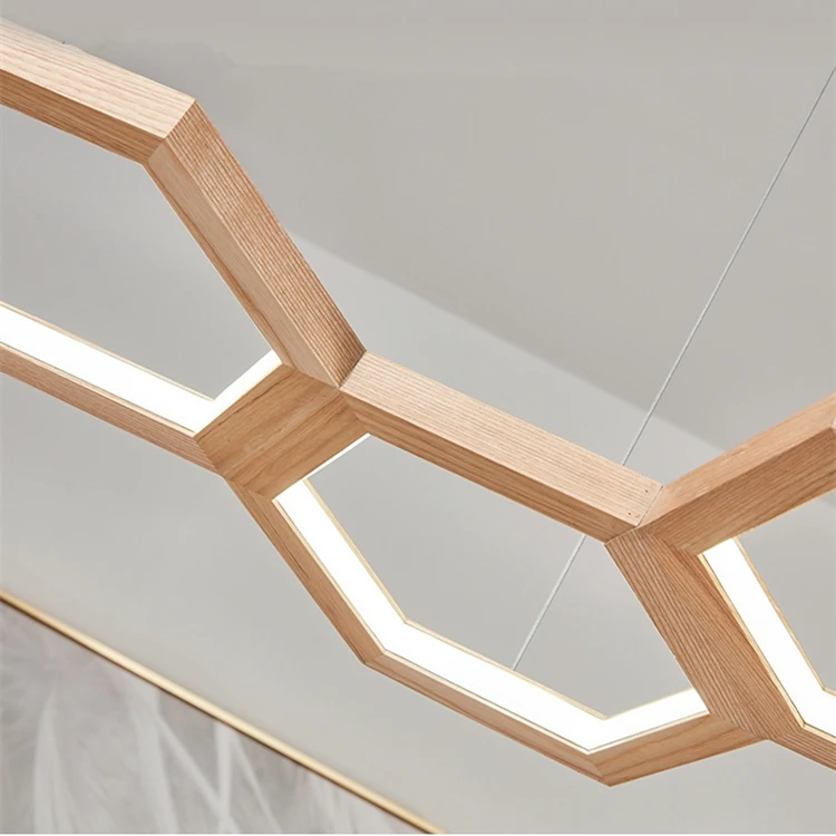 Современный декор деревянные подвесные светильники винтажный домашний