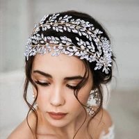 amorarsi hp308 sparkling rhinestone wedding hair accessories bridal headwear women jewelry tiara bride ornament crown headdress