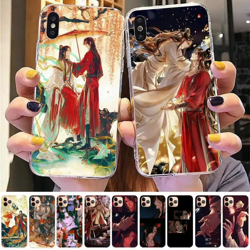 

Aesthetic Chinese style Tian Guan Ci Fu Phone Case for iphone 13 11 12 pro XS MAX 8 7 6 6S Plus X 5S SE 2020 XR case