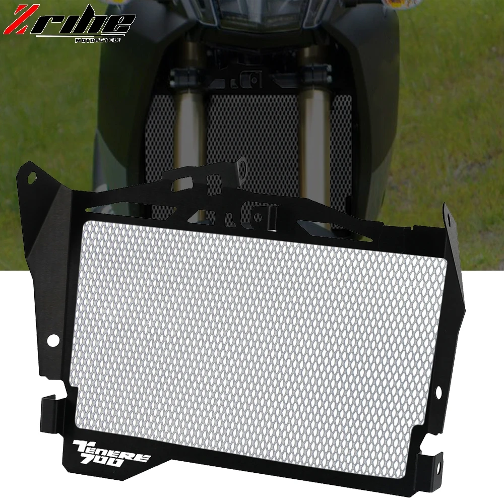 

Aluminum Accessories Motorcycle Radiator Guard Grille Cover Cooler Protector For Yamaha Tenere700 T7 Tenere 700 Rally 2019-2021