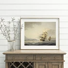 Таитянские корабли, античная Акварельная пейзажная живопись, принты, холст, плакат, ВИНТАЖНАЯ фотография, декоративная картина, домашний декор для стен