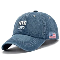 Nuovo marchio NYC Denim berretto da Baseball uomo donna ricamo lettera Jeans cappello Snapback Casquette sport estivi USA Hip Hop Cap Gorras