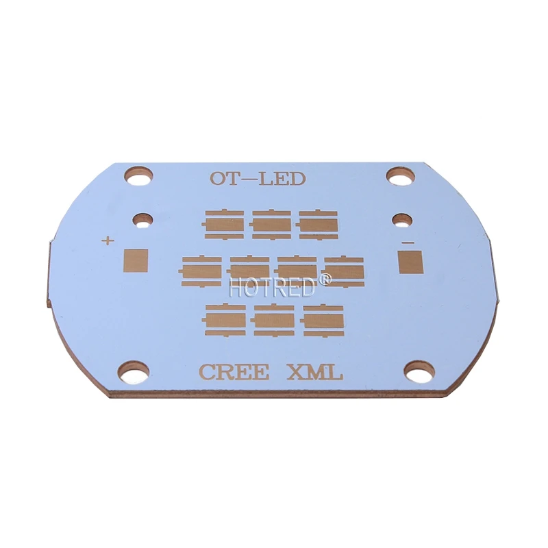 Лампа база красная медная печатная плата для DIY CREE XML XML2 XHP50 5050 серия светодиодный бисер радиатор теплоизоляция УФ 50 Вт-100 Вт