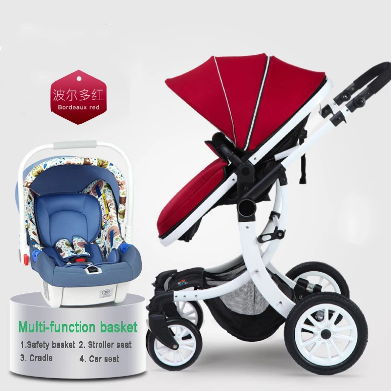 Детская коляска может применяться для сидения при горизонтальном положении на