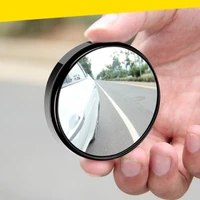 car rearview mirror small round mirror blind zone assisted mirror car review mirror 360 degree adjustable glass rearview mirror
