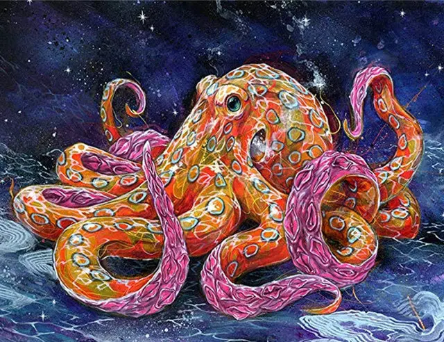 5D со стразами с вышивкой в виде животных и украшением кристаллов Алмазная