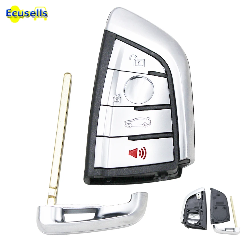 Новый Сменный смарт ключ с дистанционным управлением 4 кнопки для BMW X5 X6 +