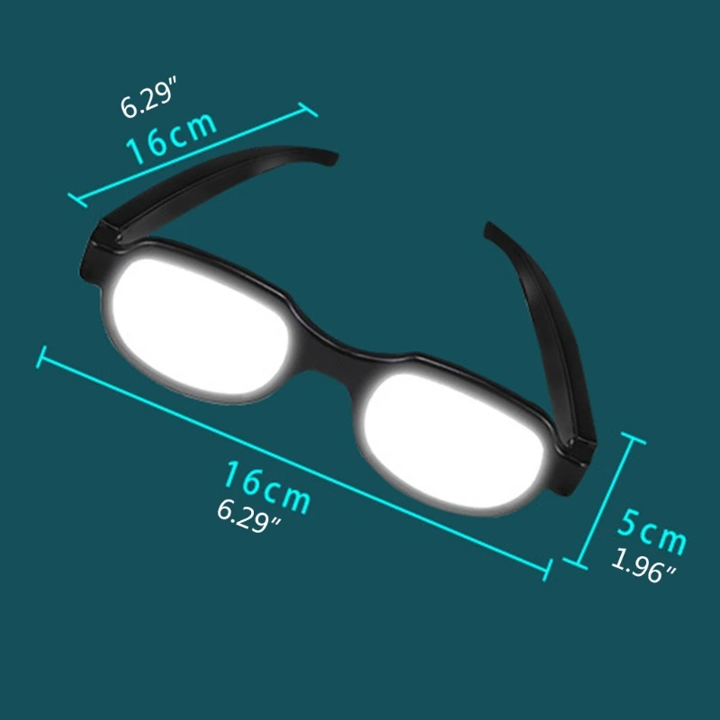 

Anime Detective Case Closed Style Cosplay Party LED Glasses Novelty Funny Y4UD