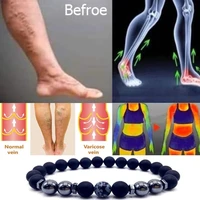 magnetic anklet brazilian black stone loss magnetic therapy bracelet weight loss product slimming health care jewelry