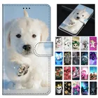 Чехол-книжка для Huawei P30 Lite, кожаный, с бумажником