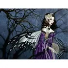 Алмазная живопись 5D сделай сам японская Фея вышивка Алмазная Вышивка крестом полный квадратный круглый дрель, мозаика из страз