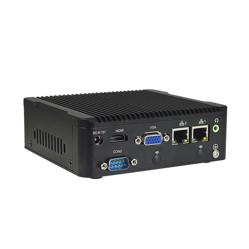 

MFC-1000 Fanless Mini PC J1900 Quad Core DDR3L VGA+HDMI 4 K support 3G 4G WIFI Firewall