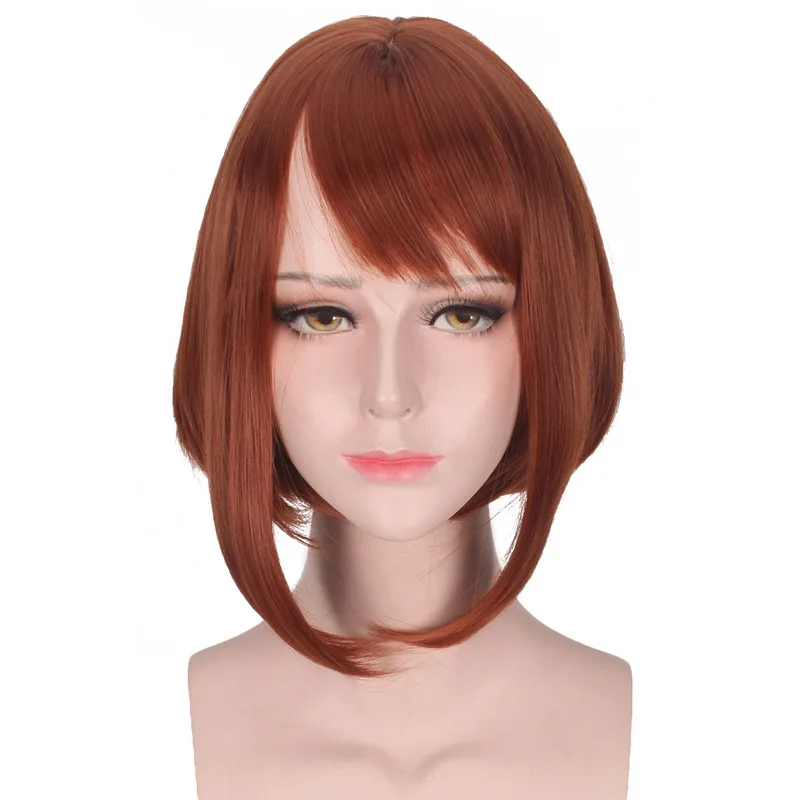 

Ochako Uraraka Wig Boku No Hero Academia Cosplay Wig Synthetic Red Short Anime My Hero Academia Cosplay Ochaco Uraraka