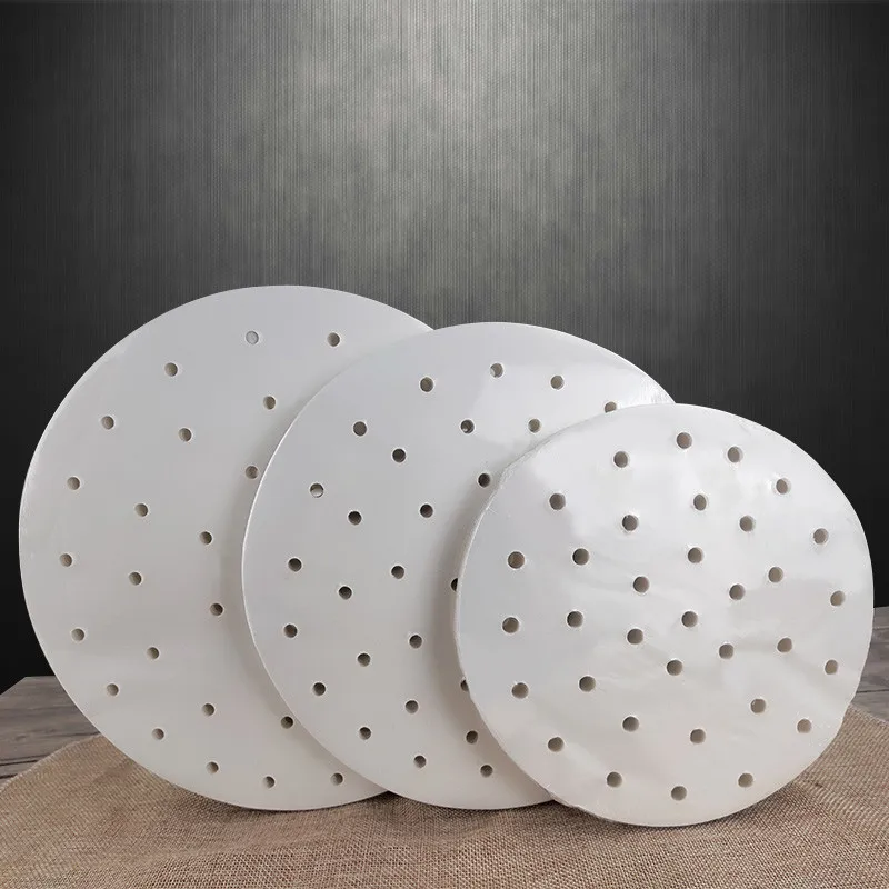 500 шт. белые круглые вкладыши из пергаментной бумаги антипригарная безопасная