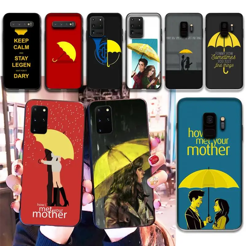 Чехол PENGHUWAN с надписью How i met your mother черный мягкий чехол для телефона Samsung S20 plus Ultra S6