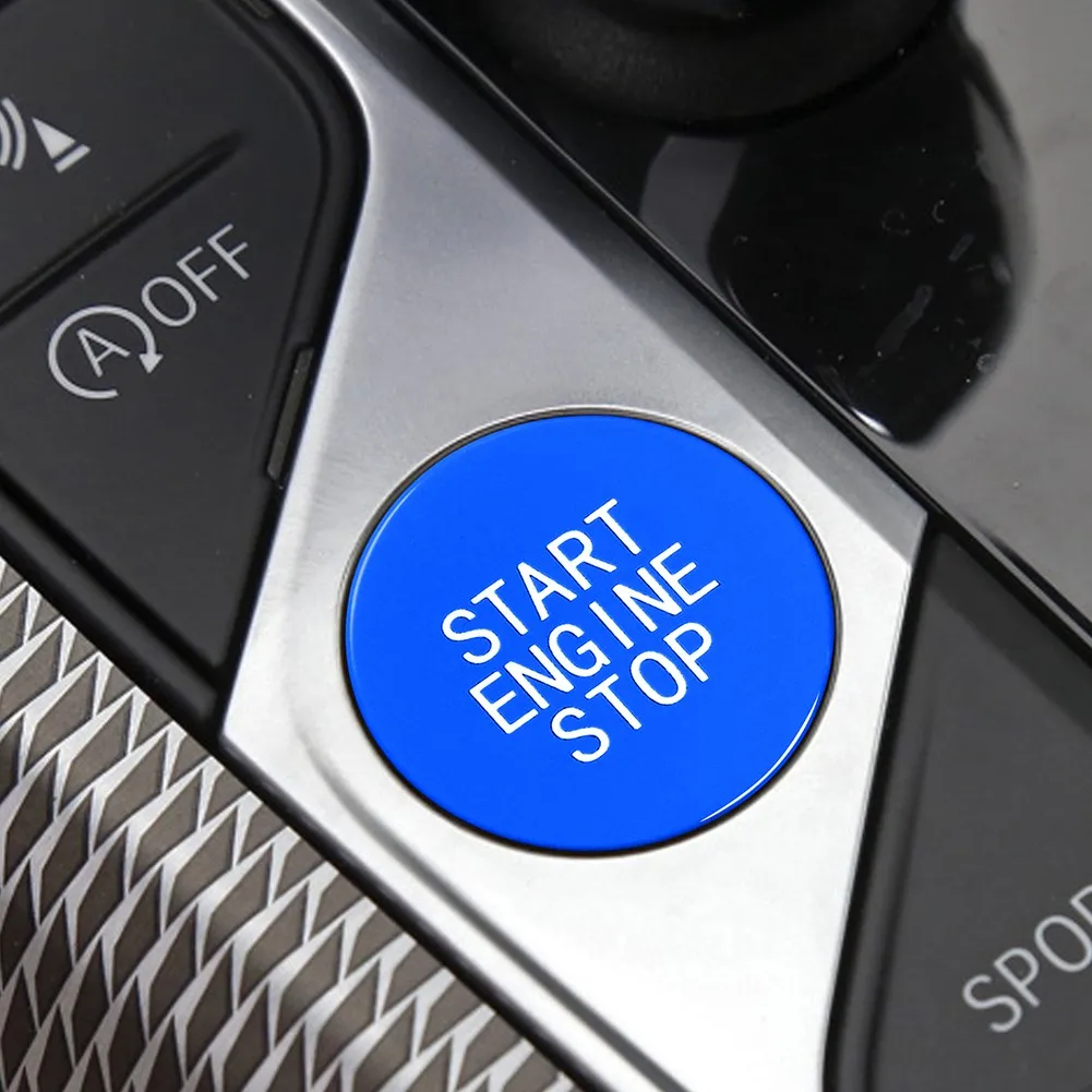 

ABS Switch Button Accessories Blue Cover Replacement Scratch-resistant