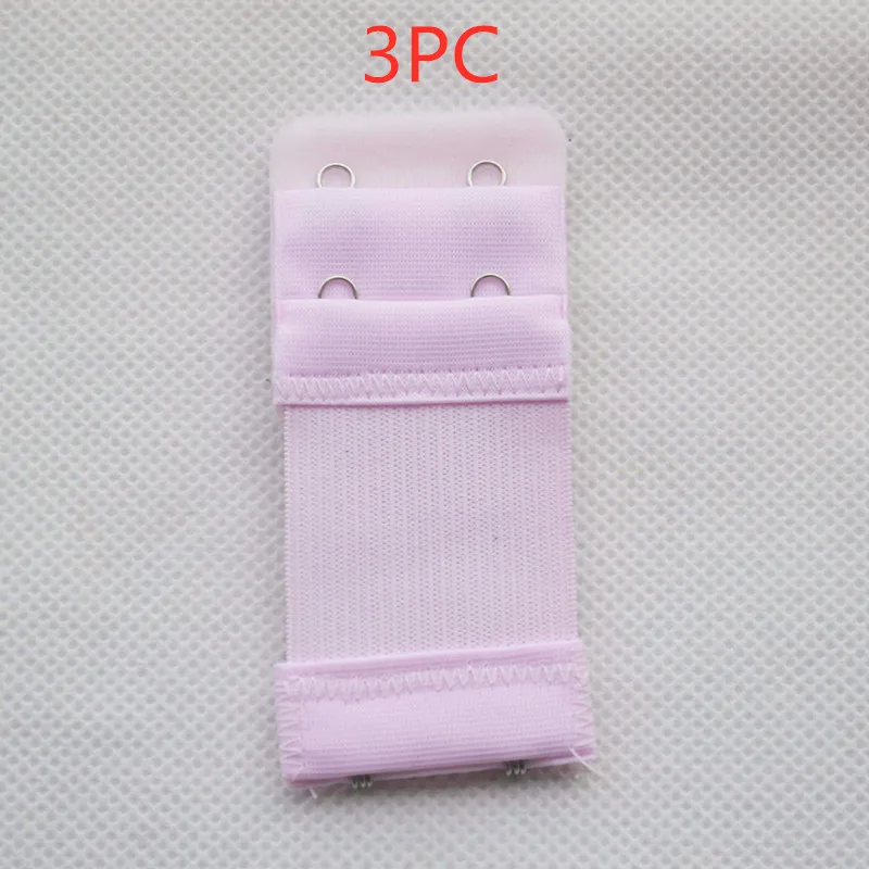 3PC Pink Лидер продаж 1/3 шт. бюстгальтеры ремень удлинение пряжки 2 ряда 2 крючка Для женщин бюстгальтер расширитель швейная инструмент Аксессуары для нижнего белья - Цвет: 3PC Pink