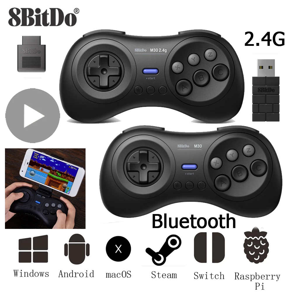8 битдо геймпад джойстик Джойстик для Sega Mega Drive Nintendo переключатель телефона Android