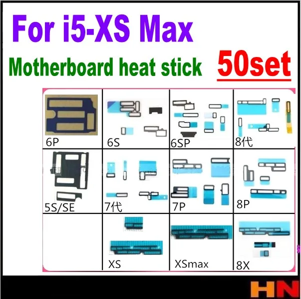 50 комплектов для iphone X XS Max 5S SE 6 7 8 Plus Встроенная Материнская плата FPC LCD | Шлейфы