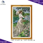 Joy Sunday Pick ing Flower Женская Вышивка крестиком R901 14CT 11CT счетные и штампованные украшения для дома выбор цветов наборы для вышивки крестиком