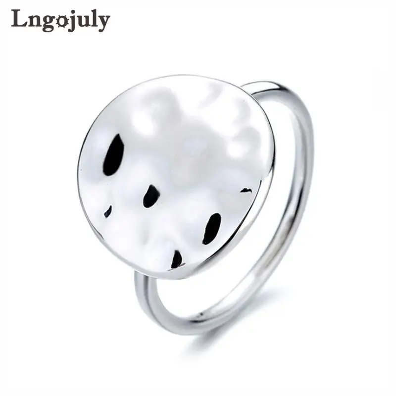 

Brand New Pure 925 Sterling Silver Ring Luxury Irregular Ring For Women Girlfriend Anniversary Party Silver 925 Jewelry Gifts