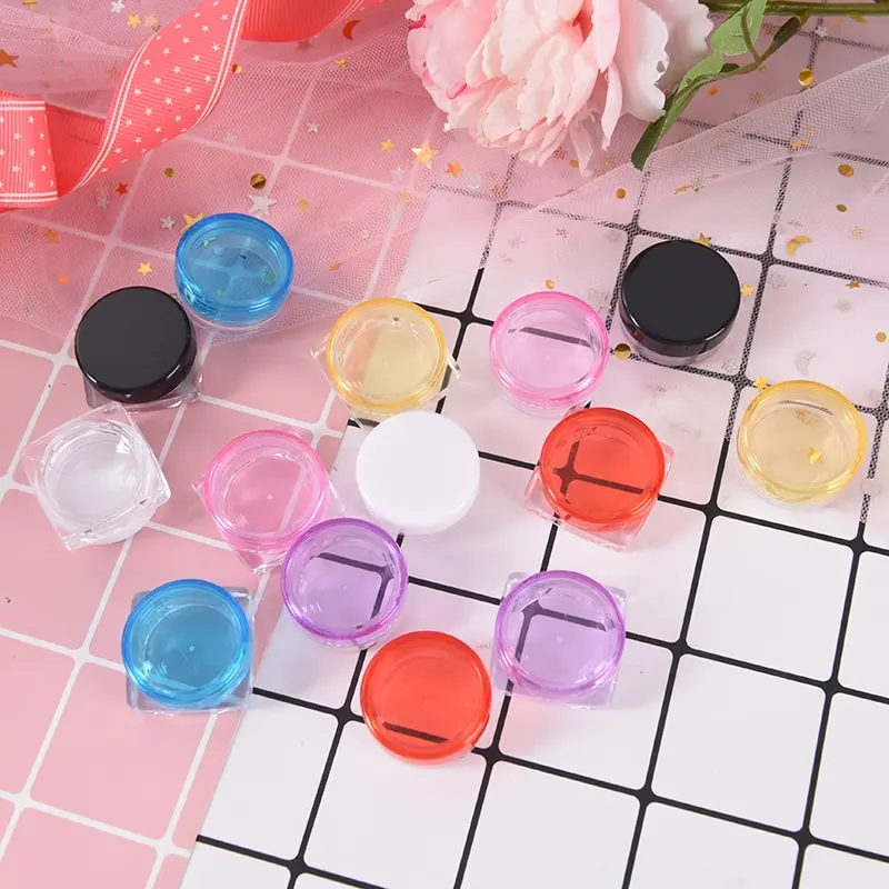 5 шт./лот 2020 2 г прозрачная маленькая Квадратная бутылка Косметическая пустая