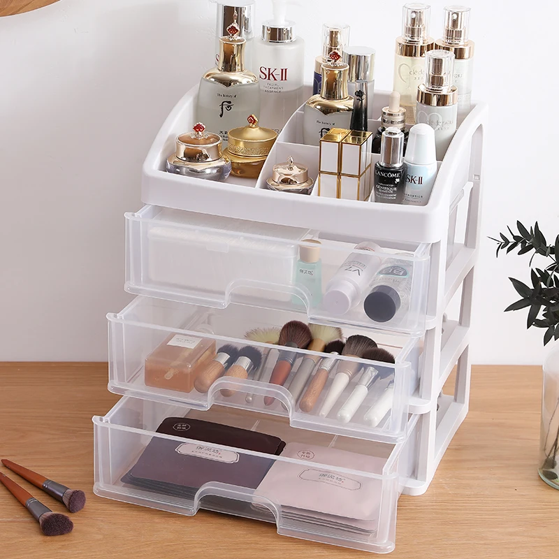 Косметический Органайзер для косметики большая вместительность прозрачный