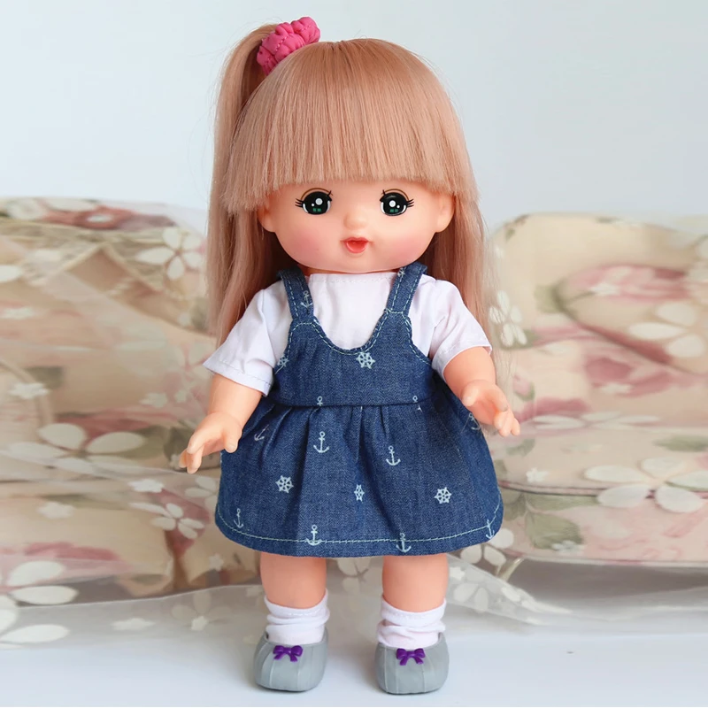 Аксессуары для кукол Mellchan 25 см одежда куклы милая рубашка джинсовое платье