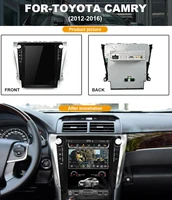 vertical screen Car DVD multimedia player for TOYOTA Camry 2012 2013 2014 2015 2016 auto radio Android system 121 inch