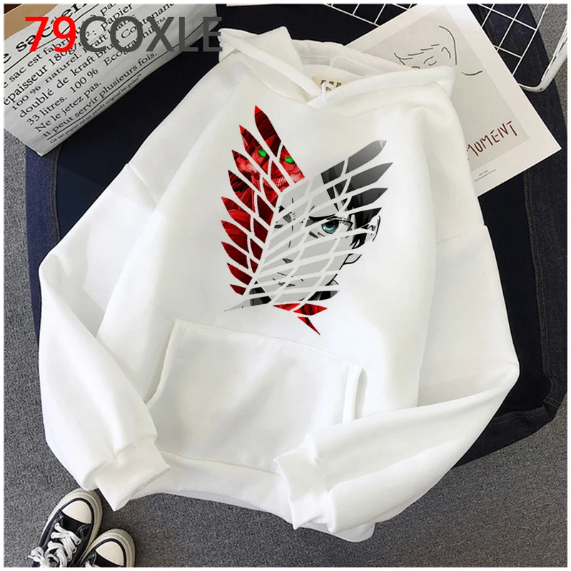 

Attack on Titan hoodies male y2k aesthetic graphic grunge printed men sweatshirts pullover hip hop