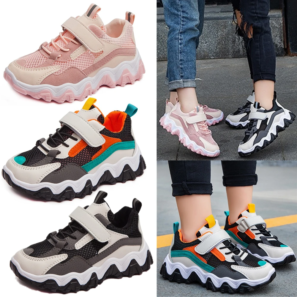 Кроссовки для мальчиков и девочек обувь больших детей детская спортивная