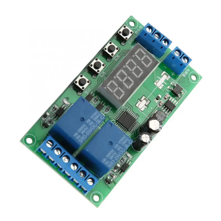 YF 7 Двухканальное реле задержки многофункциональное импульсное устройство