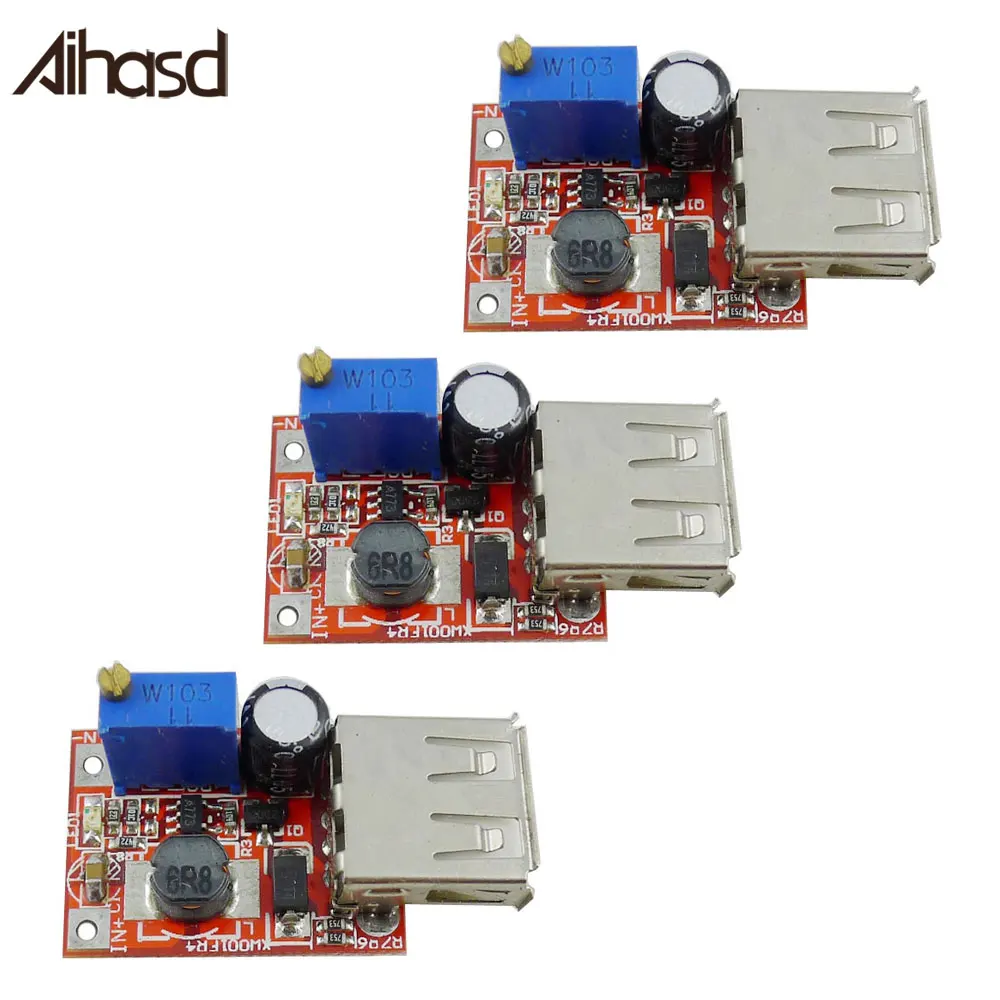 3 шт. Регулируемый USB модуль зарядного устройства 0 9 6 в|charger module|step uppower module |