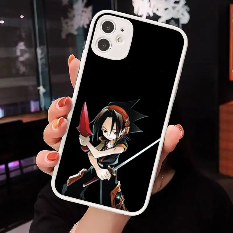 

Anime Shaman King Phone Case Matte transparent For White iPhone 12 Mini 11 Pro XR XS Max 7 8 Plus X Back Cover