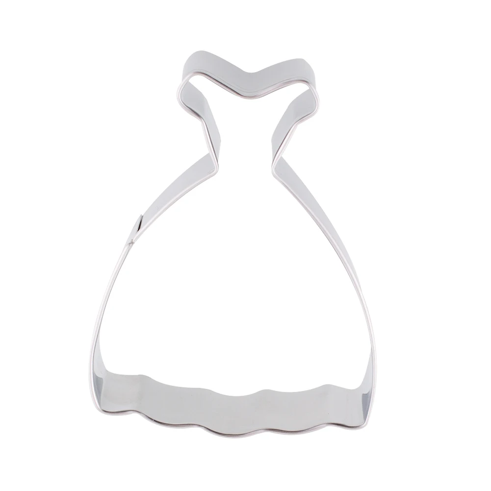 Новое свадебное платье Принцесса печенье торт резак плесень Бисквит Фондант