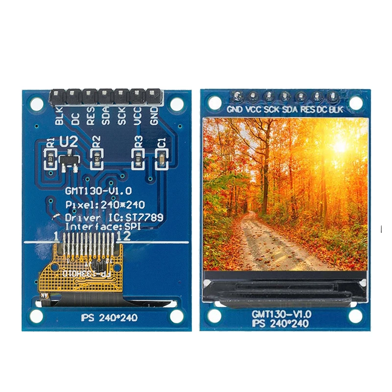 TFT дисплей 0 96/1 3/1 44/1 77/1 8 дюймов IPS 7P SPI HD 65K полноцветный ЖК модуль ST7735 Привод IC 80*160
