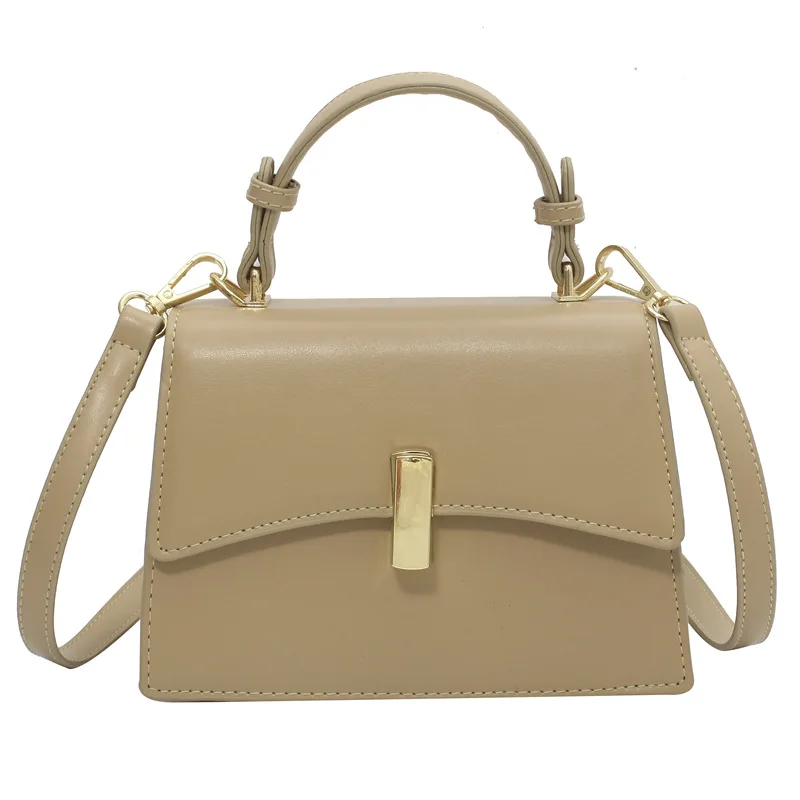 

2021 spring new ladies shoulder bag western style trendy flip fashion texture casual portable messenger bag