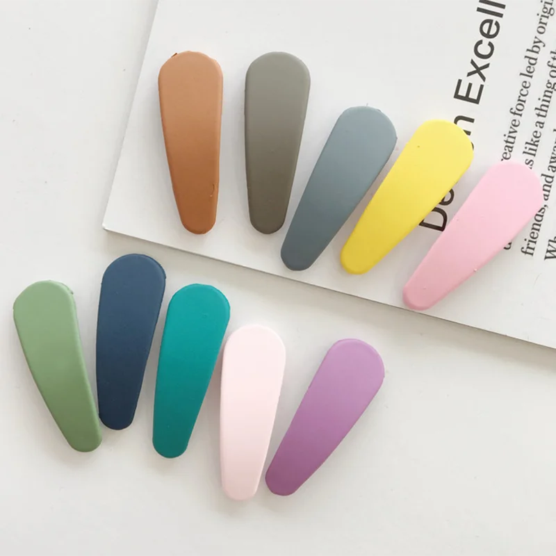 1 шт. простой разноцветный яркие заколки для волос женщин заколка головные уборы