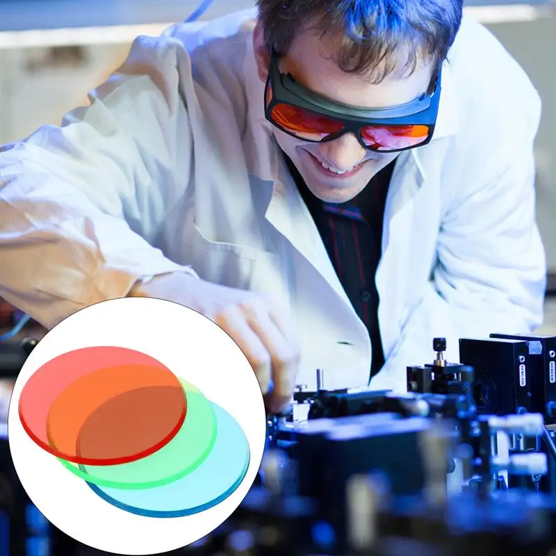 

3 Sets/Total 9pcs Color Filter Board Plastic Color Optics Physics Boards