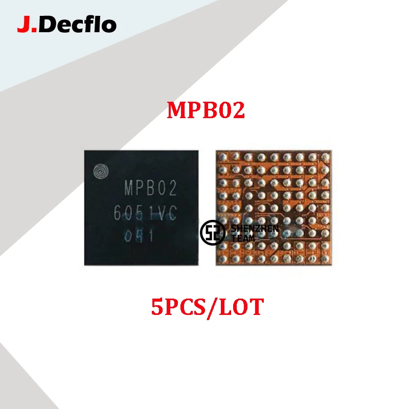 

JDecflo 5Pcs/Lot PMIC MPB02 S2MPB02 For Power IC Samsung S6 G9200 G920F S7 EDGE S8+ NOTE5 Integrated Circuits Replacement Parts