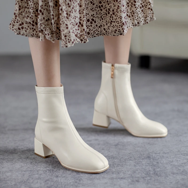 

Ботильоны; Zapatos De Mujer; Обувь; Женская обувь на высоком каблуке; Пикантная женская обувь 2020; Кожаные женские ботинки; Женские ботинки из PU искус...