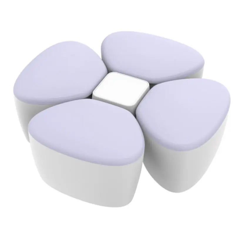 

Baby Milk Powder Formula Dispenser Container Children Portable PP Case for Four-Trellis Storage Flower Shaped Sealed Feed