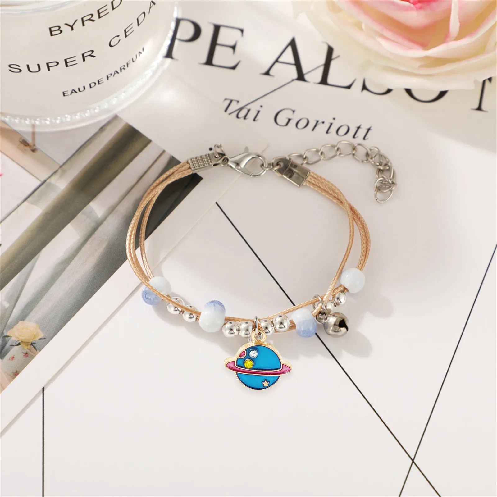 

2021 креативные браслеты для пар для влюбленных, милые Мультяшные подходящие партнеры, бриллиантовые ювелирные изделия, подарок на день рожд...