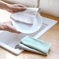 wipes glass towel dishcloths wash water fish scale cloth kitchen table cleaning polyester rag home microfiber hand towel sweeper