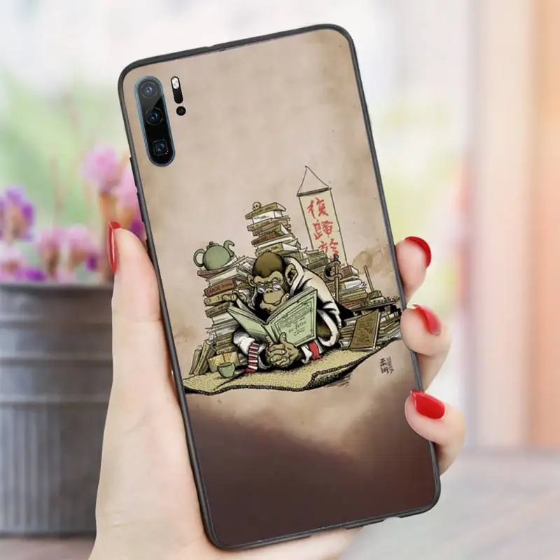 

BJJ Brazilian Jiu Jitsu monkey pattern Phone Case For Huawei honor Mate P 10 20 30 40 i 9 8 pro x Lite smart 2019 nova 5t