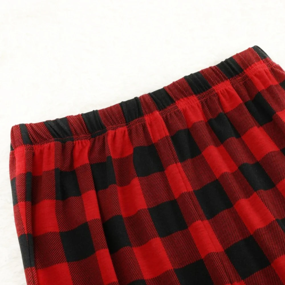 Новогодние пижамы женские рождество семейная одежда Семейные рождественские