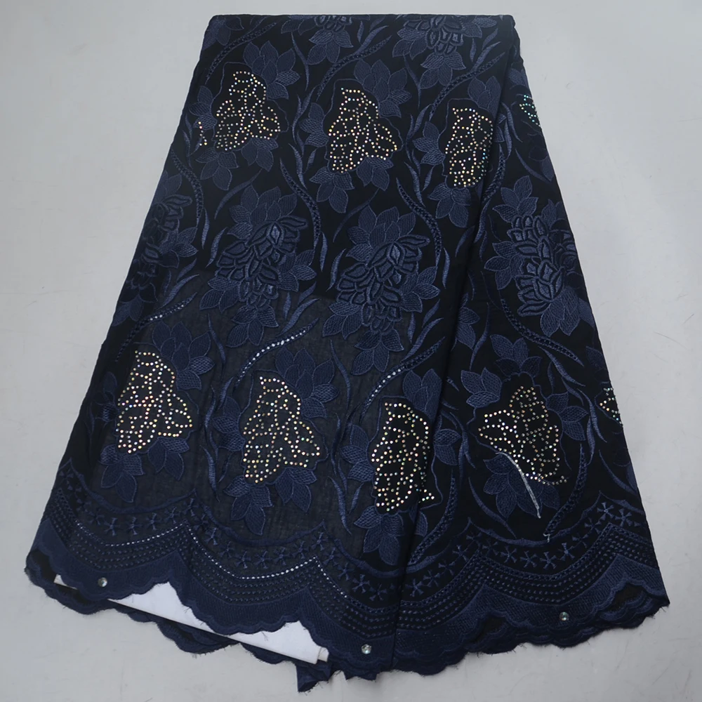 

African Swiss voile laces fabric in Switzerland 2019 high quality polish lace best selling cotton Nigerian man dry lace fabrics